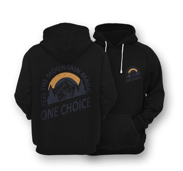 Sustainable Hoodie - Feel The Mountain Magic