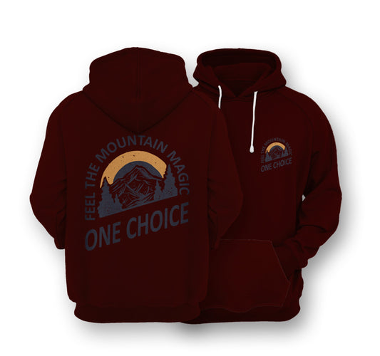 Sustainable Hoodie - Feel The Mountain Magic
