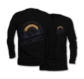 Sustainable Long Sleeve Shirt - Feel The Mountain Magic