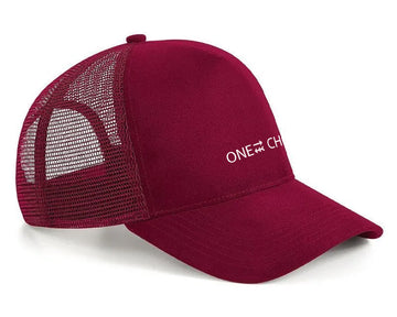 Organic Trucker Hat - Burgundy