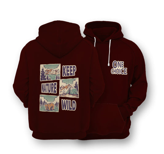 Sustainable Hoodie - Keep Nature Wild