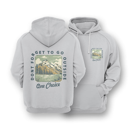 Sustainable Hoodie - Go Outside