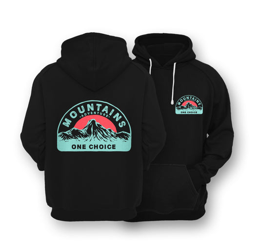 Sustainable Hoodie - Mountain Adventures