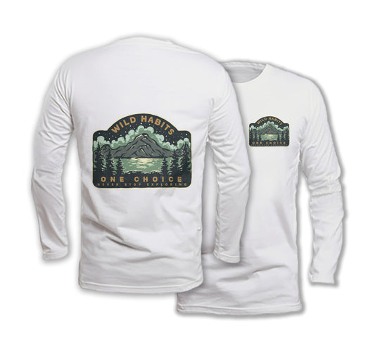 Wild Habits - Long Sleeve Organic Cotton T-Shirt