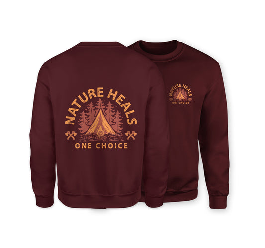 Nature Heals - Organic Cotton Sweatshirt