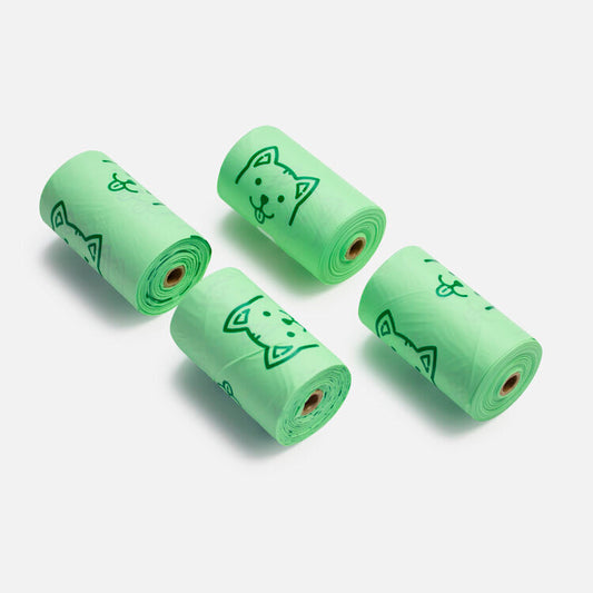 Biodegradable Dog Poo Bags - Pack of 60