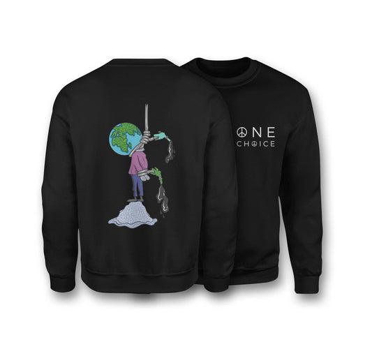 Ecocide Sweatshirt - Organic Cotton Sweatshirt - One Choice Apparel