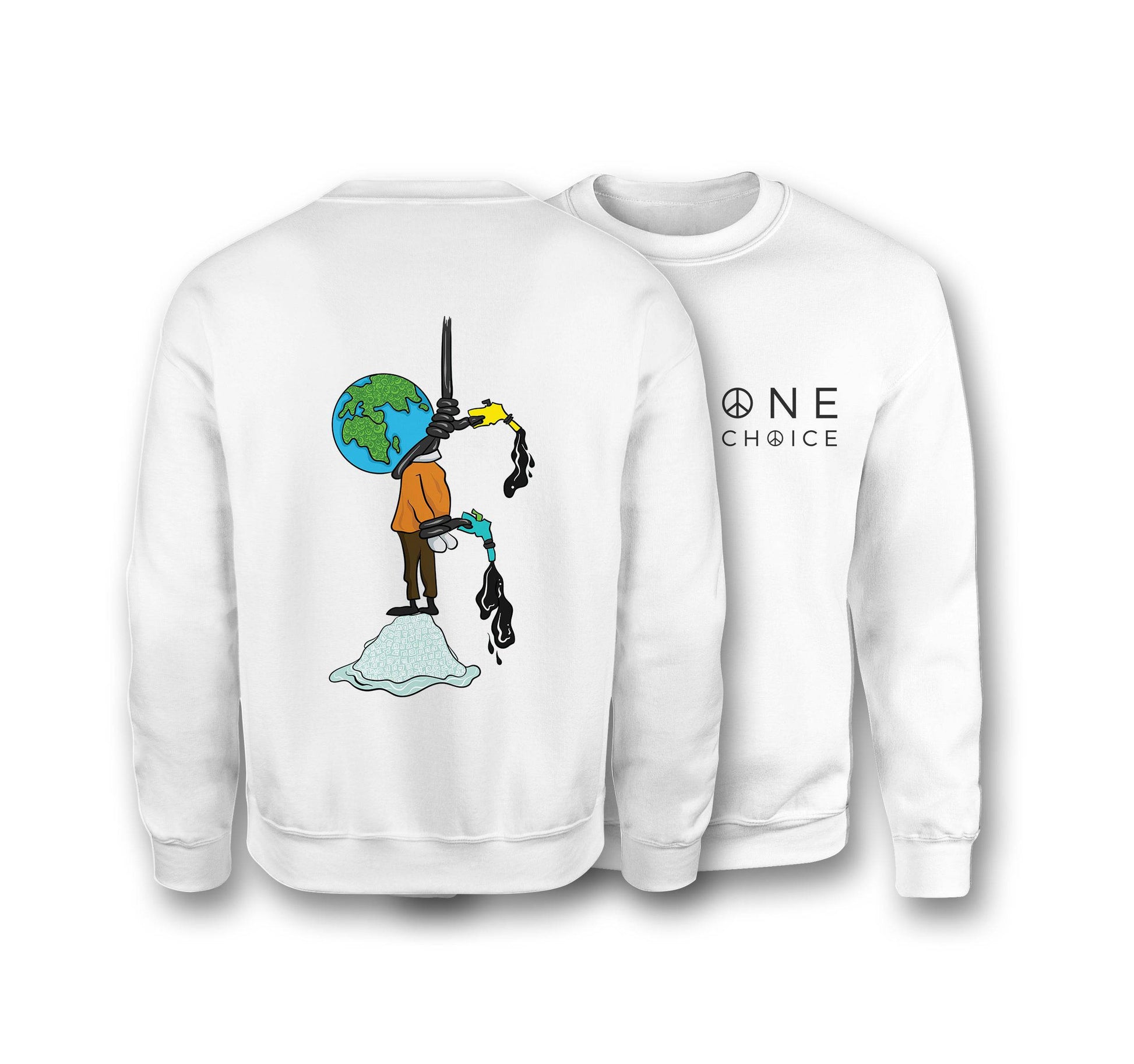 Ecocide Sweatshirt - Organic Cotton Sweatshirt - One Choice Apparel