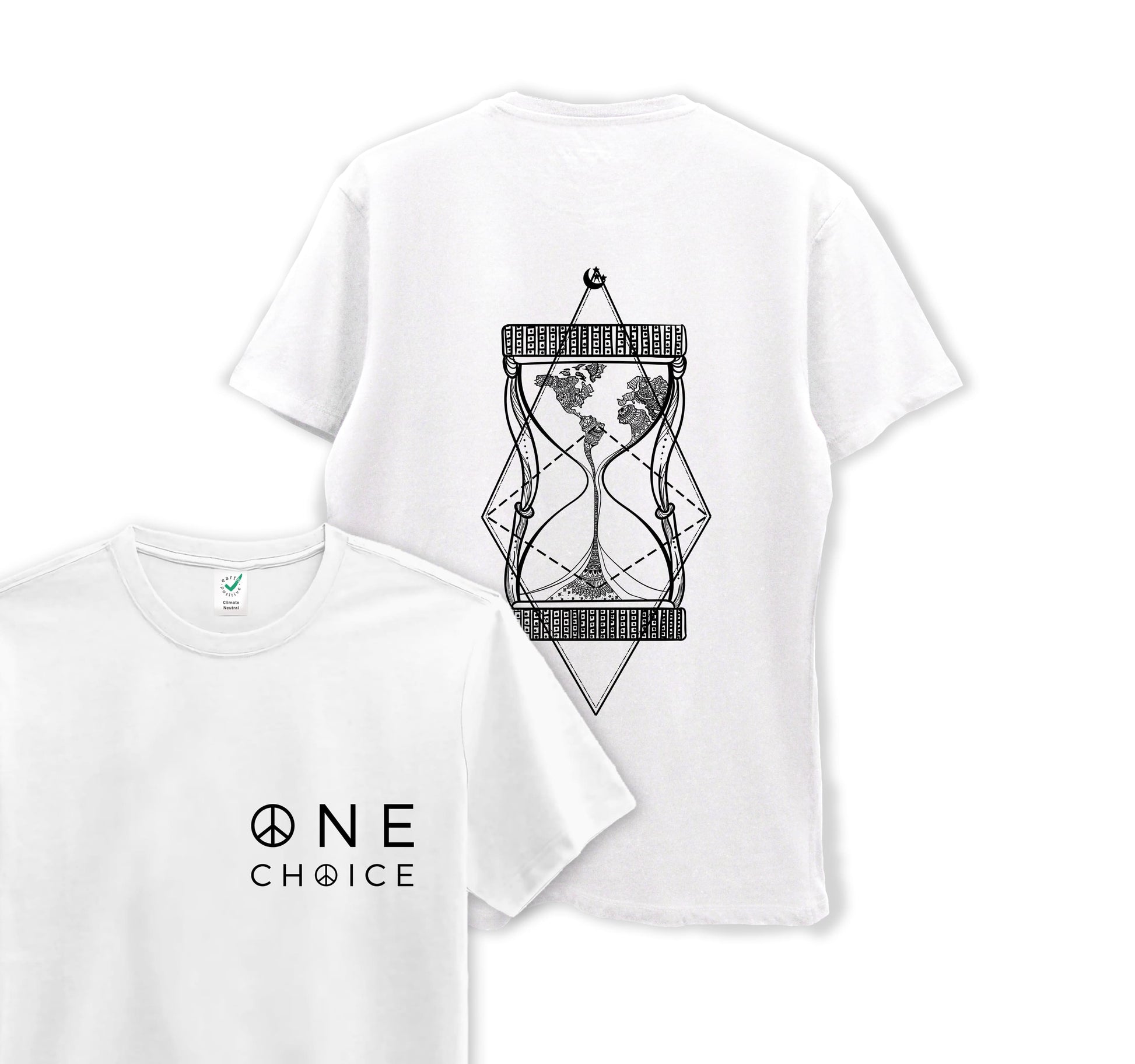 Hourglass - Organic Cotton Tee - One Choice Apparel