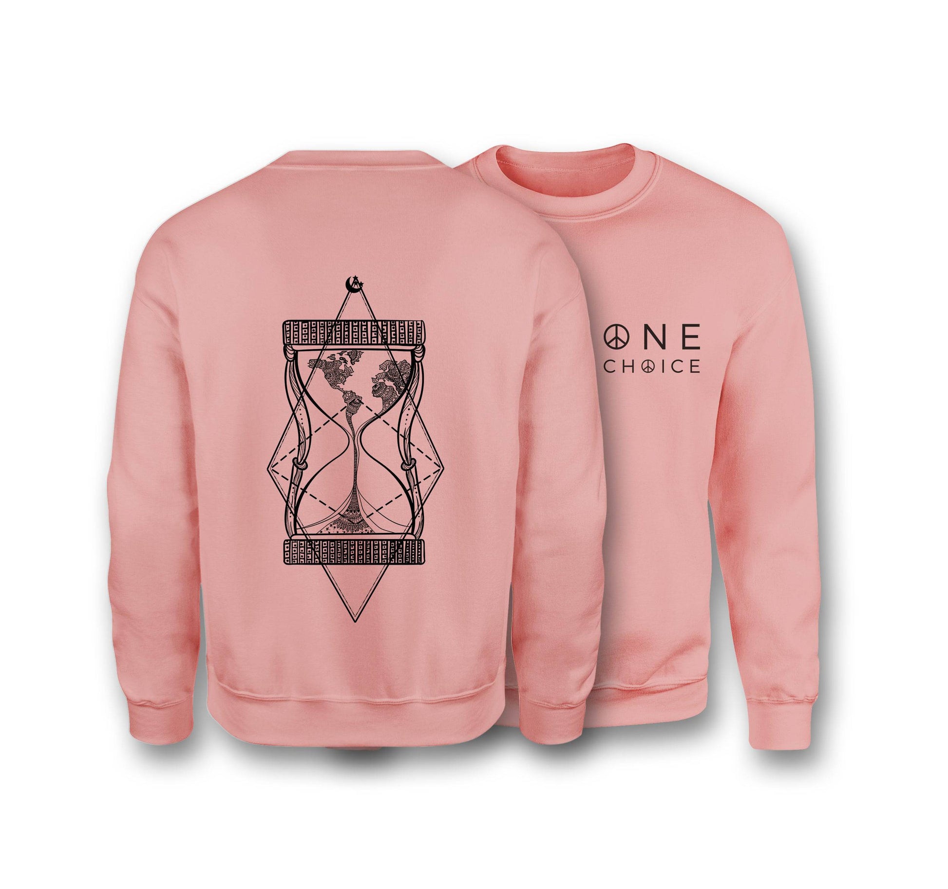 Hourglass Sweatshirt - Organic Cotton Sweatshirt - One Choice Apparel