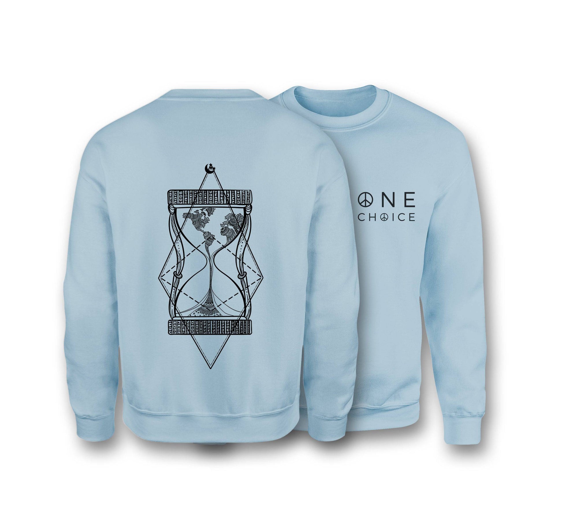 Hourglass Sweatshirt - Organic Cotton Sweatshirt - One Choice Apparel