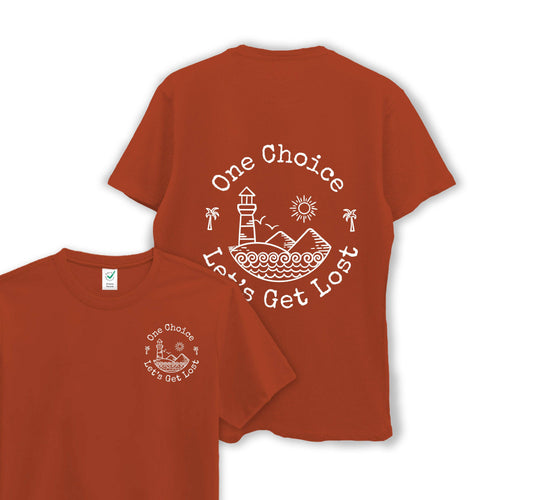 Let's Get Lost - Organic Cotton Tee - One Choice Apparel