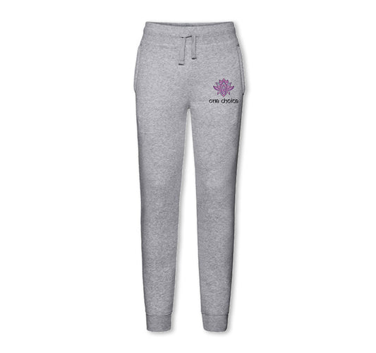 Lotus Symbol Joggers - Organic Cotton - One Choice Apparel