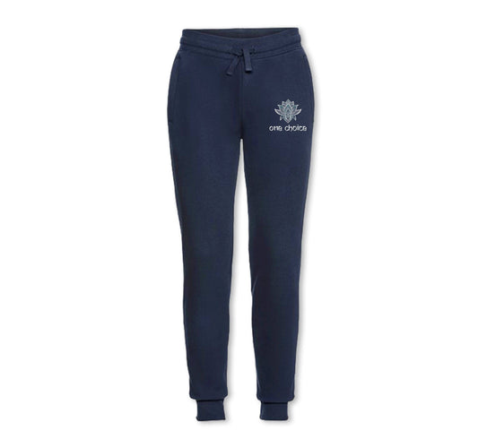 Lotus Symbol Joggers - Organic Cotton - One Choice Apparel