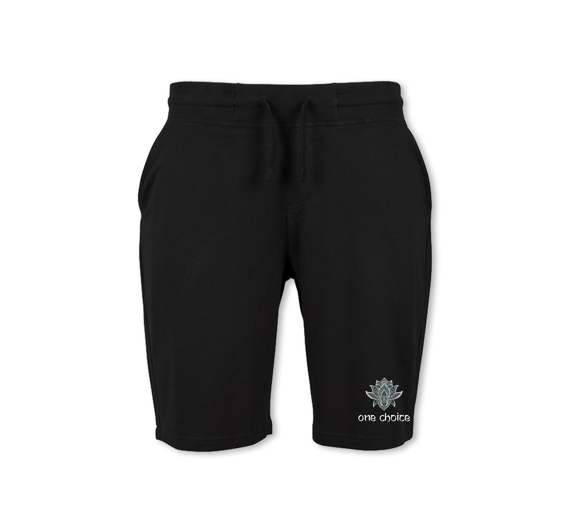 Lotus Symbol Shorts - Organic Cotton - One Choice Apparel