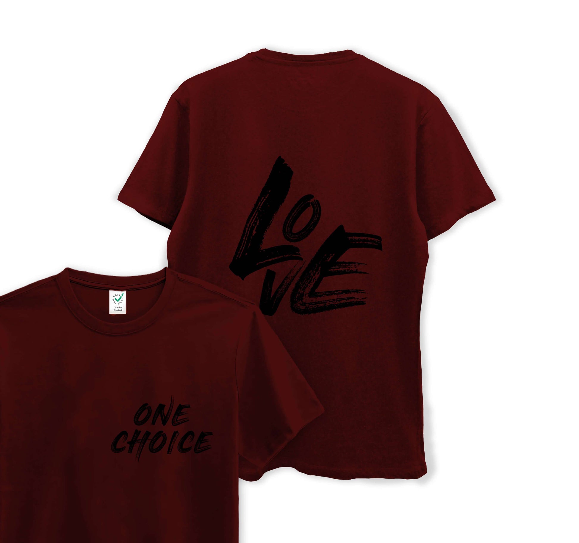 LOVE - Organic Cotton Tee - One Choice Apparel