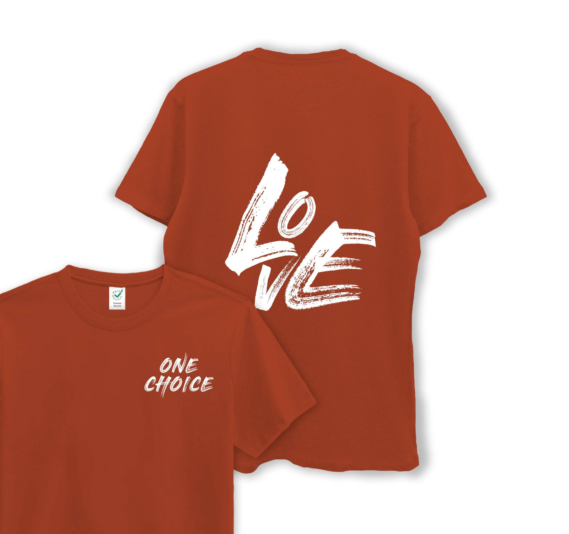 LOVE - Organic Cotton Tee - One Choice Apparel