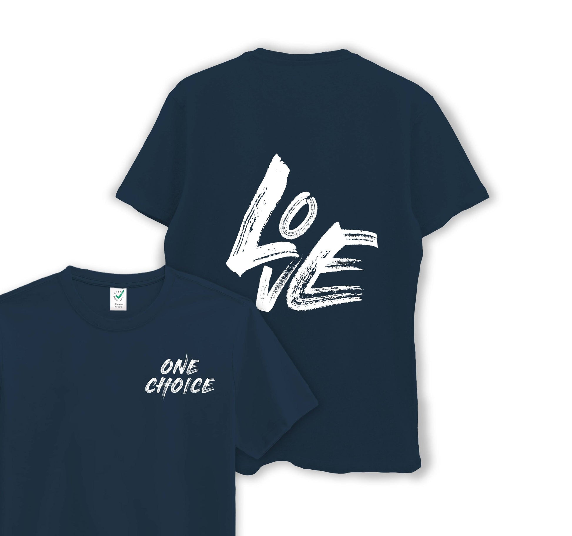 LOVE - Organic Cotton Tee - One Choice Apparel