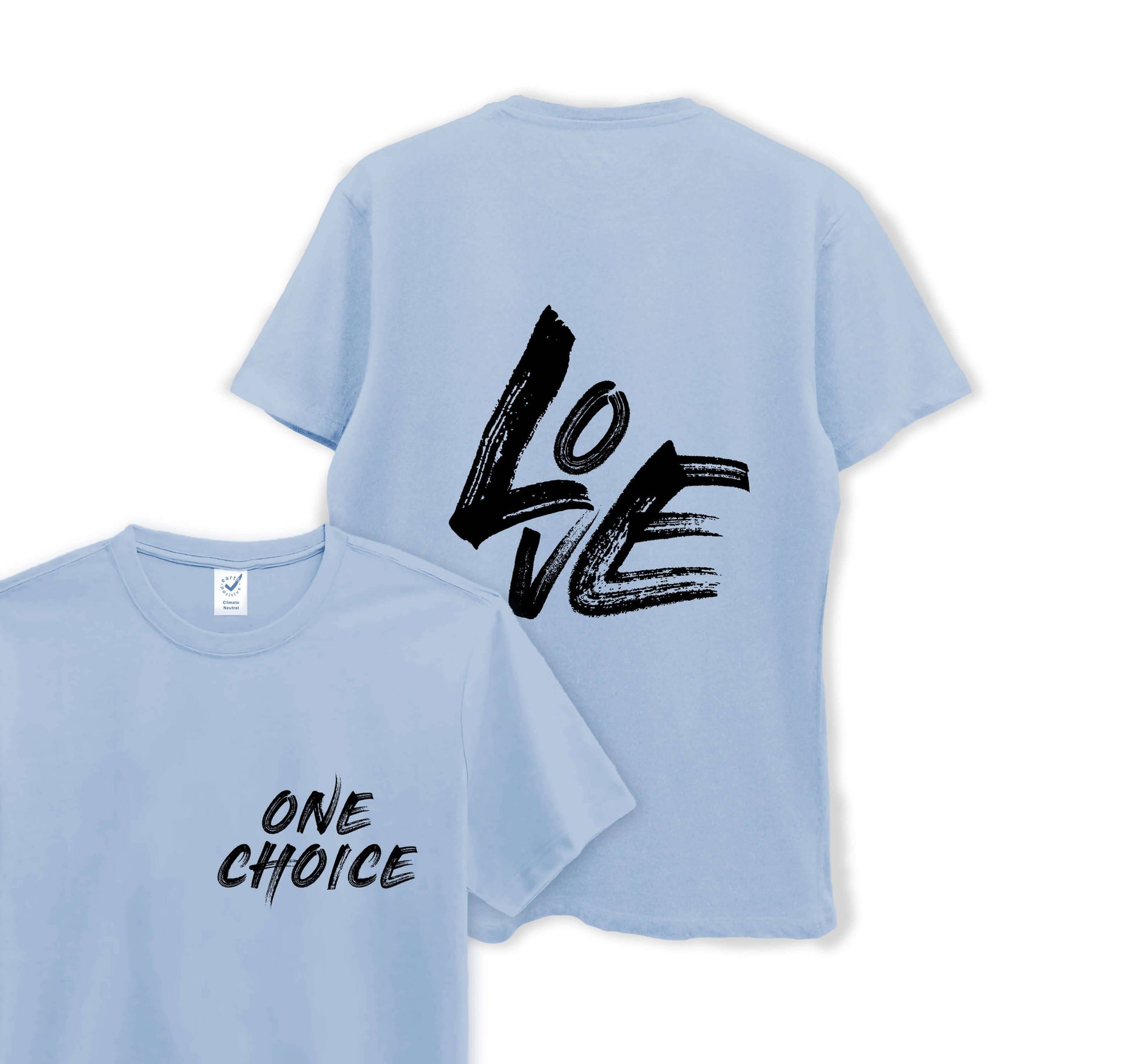 LOVE - Organic Cotton Tee - One Choice Apparel
