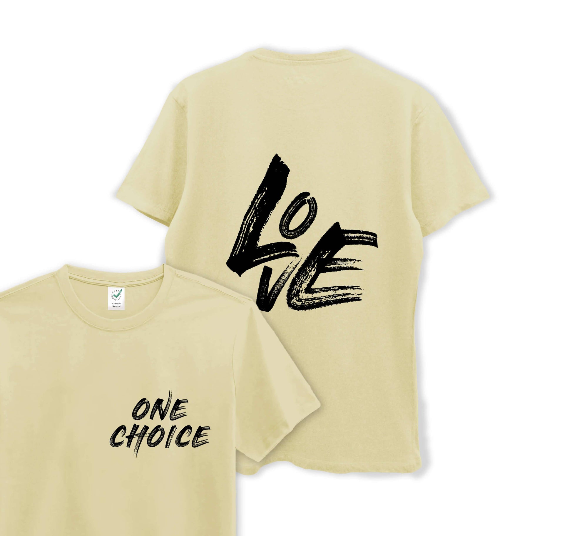 LOVE - Organic Cotton Tee - One Choice Apparel