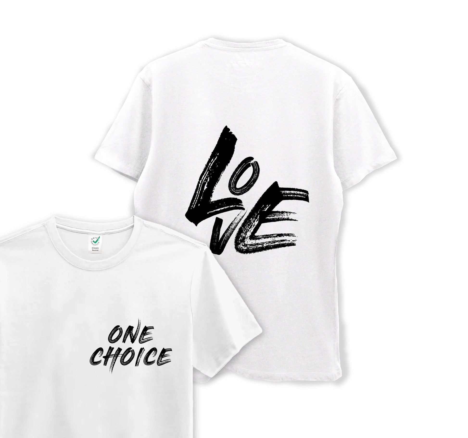 LOVE - Organic Cotton Tee - One Choice Apparel