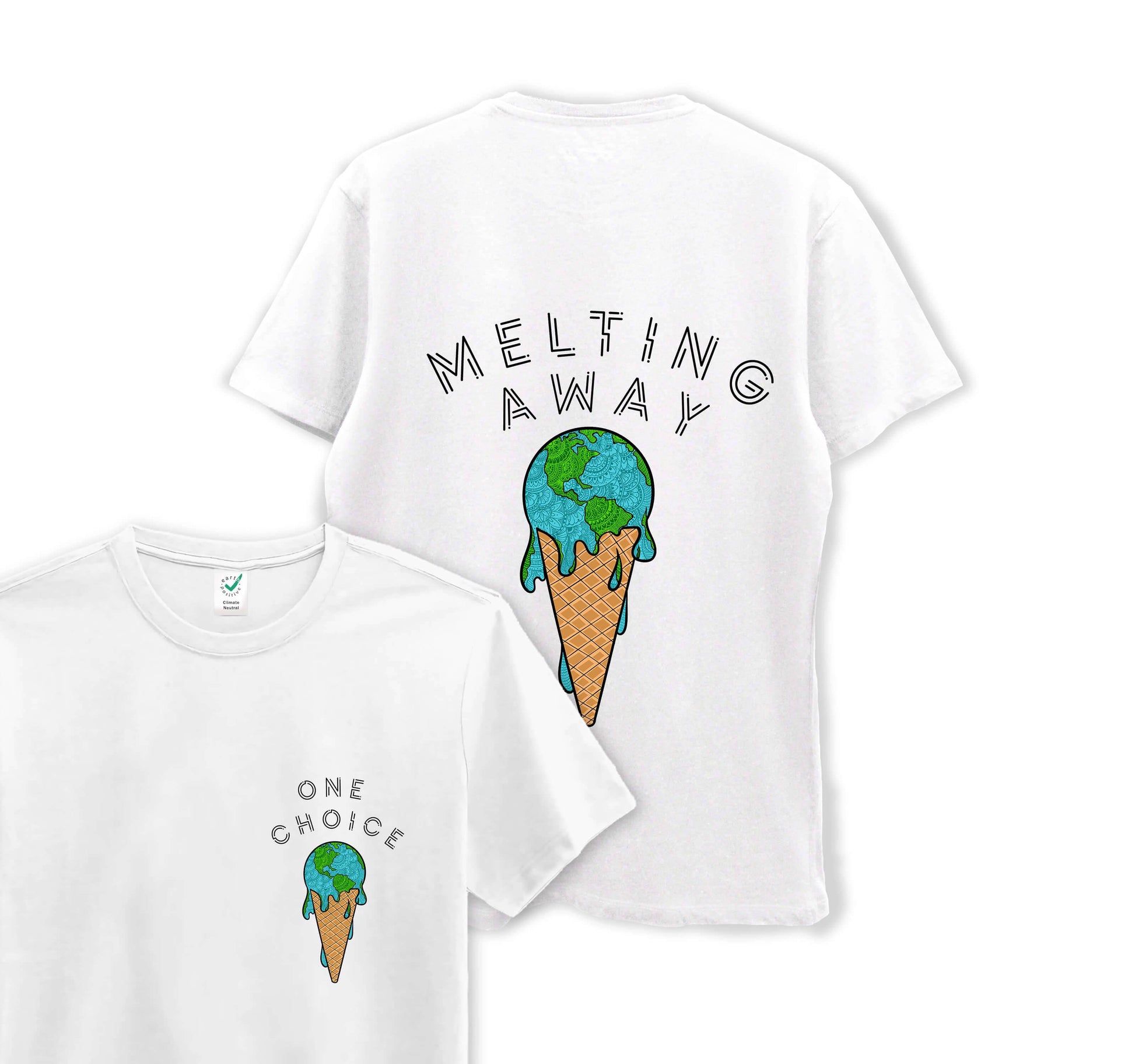Melting Away - Organic Cotton Tee - One Choice Apparel