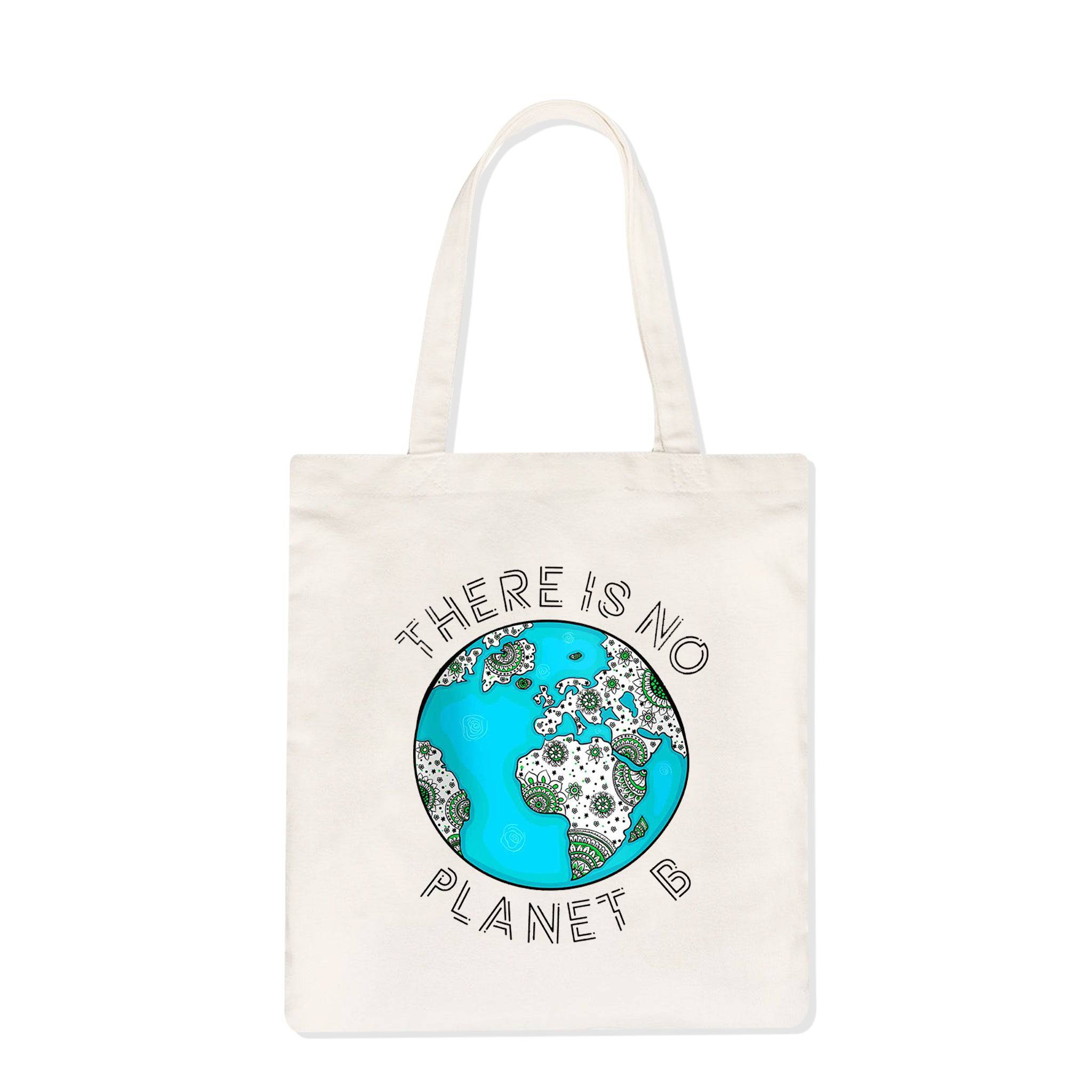 No Planet B Natural Tote Bag - One Choice Apparel