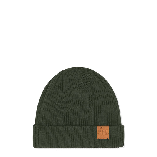 One Choice Khaki Beanie - Organic Cotton - One Choice Apparel