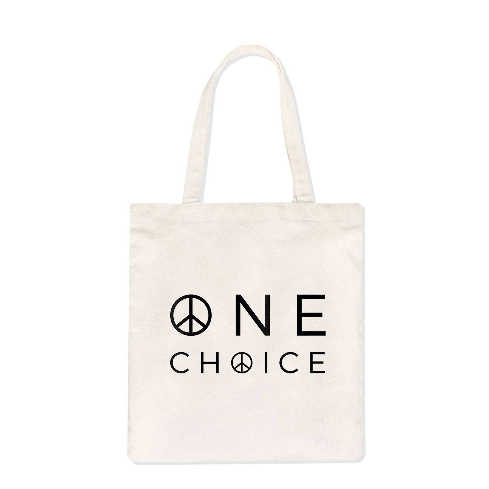 One Choice Natural Tote Bag - Organic Cotton - One Choice Apparel