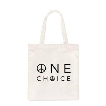 One Choice Natural Tote Bag - Organic Cotton - One Choice Apparel