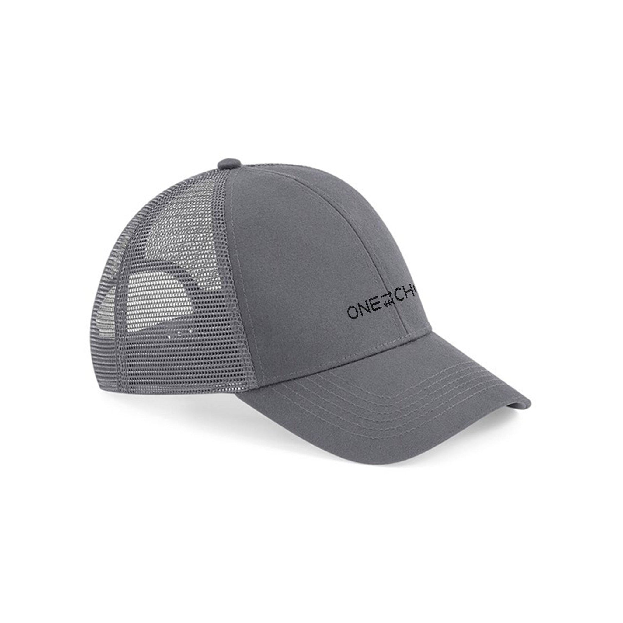 Organic Trucker Hat - Grey - One Choice Apparel