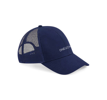 Organic Trucker Hat - Navy - One Choice Apparel