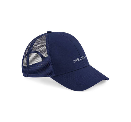Organic Trucker Hat - Navy - One Choice Apparel