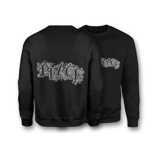 Peace Amongst Beauty Sweatshirt - Organic Cotton Sweatshirt - One Choice Apparel