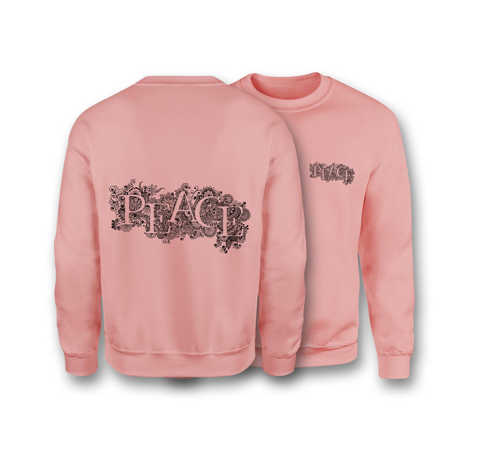 Peace Amongst Beauty Sweatshirt - Organic Cotton Sweatshirt - One Choice Apparel