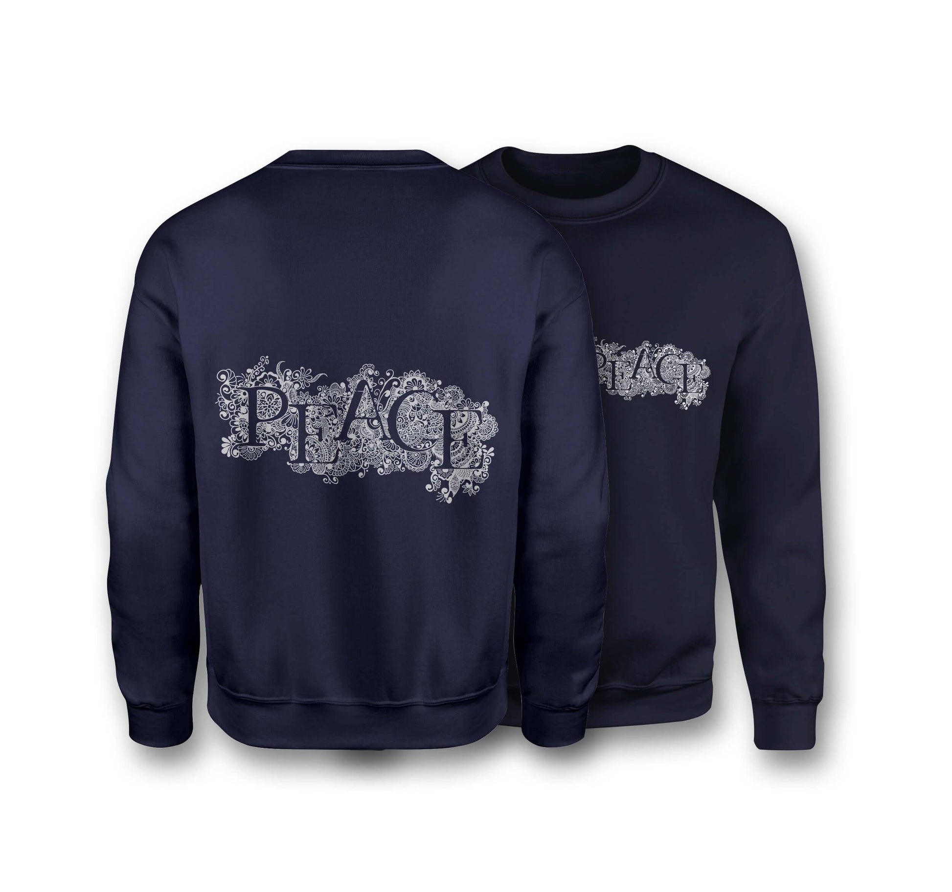 Peace Amongst Beauty Sweatshirt - Organic Cotton Sweatshirt - One Choice Apparel