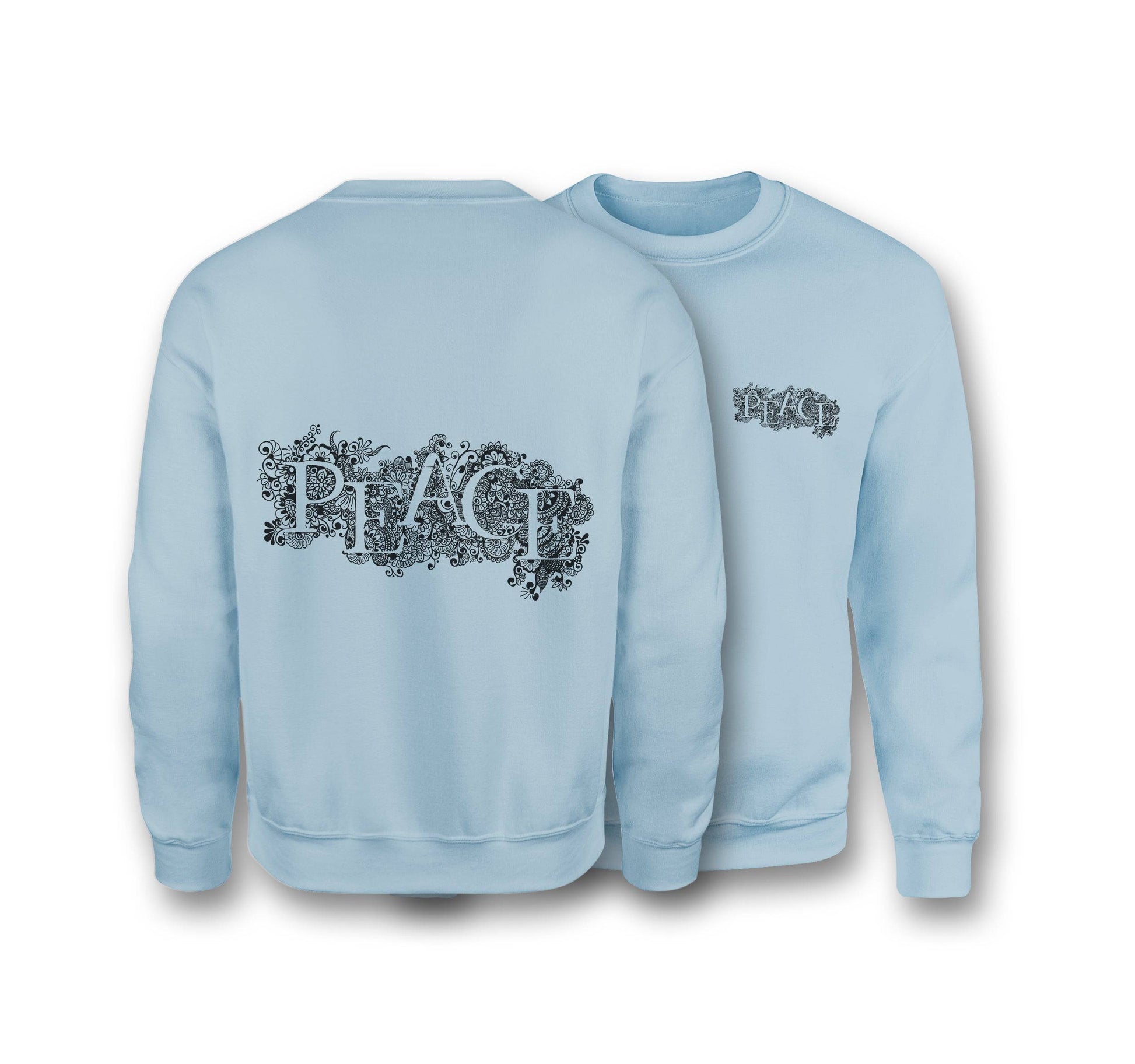 Peace Amongst Beauty Sweatshirt - Organic Cotton Sweatshirt - One Choice Apparel
