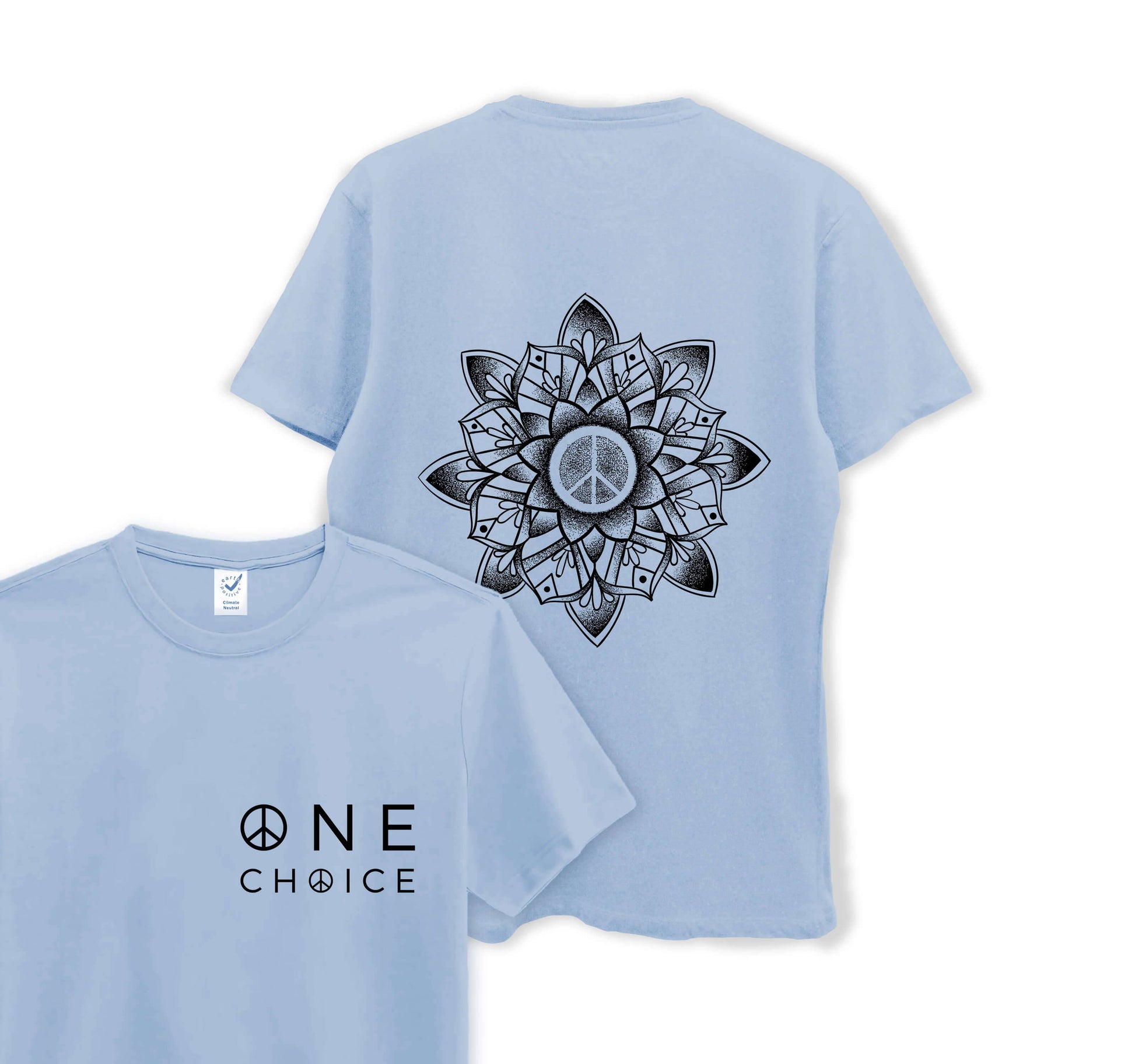 Peace Mandala - Organic Cotton Tee - One Choice Apparel