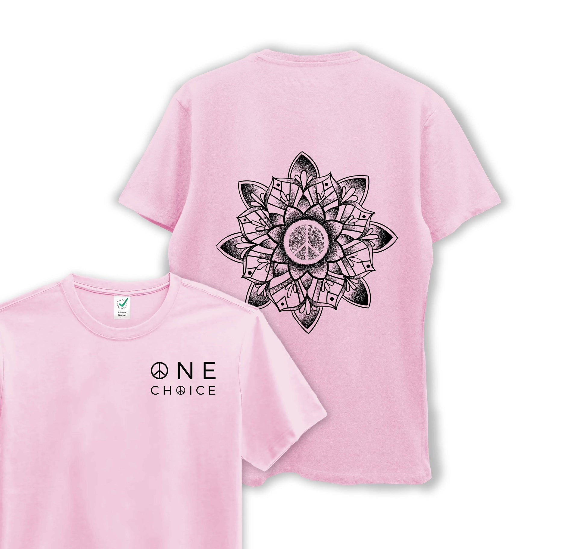 Peace Mandala - Organic Cotton Tee - One Choice Apparel