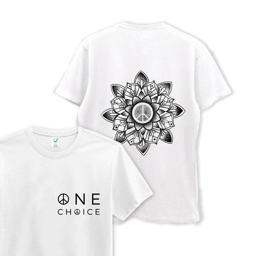 Peace Mandala - Organic Cotton Tee - One Choice Apparel