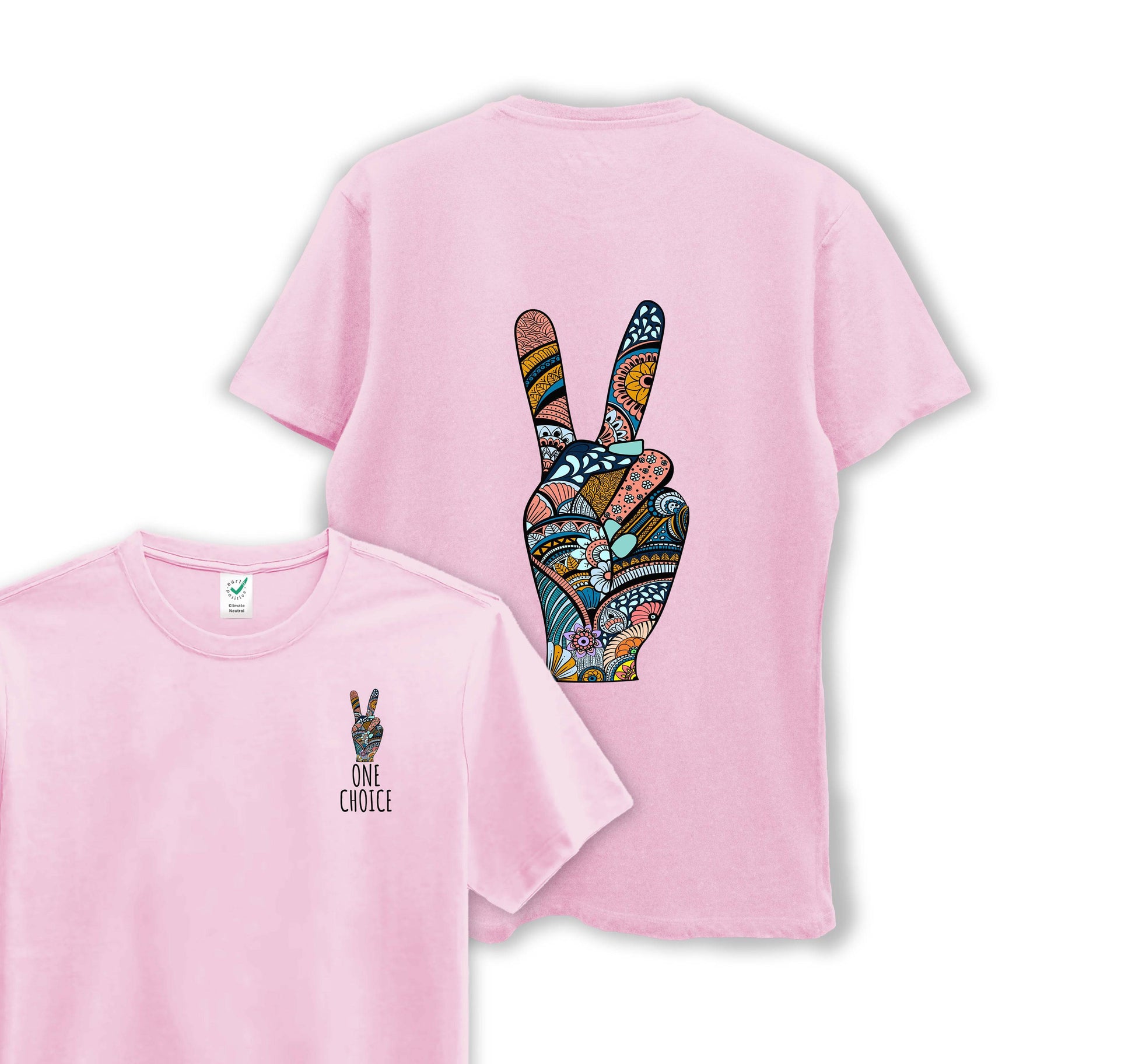 Peace Sign - Organic Cotton Tee - One Choice Apparel