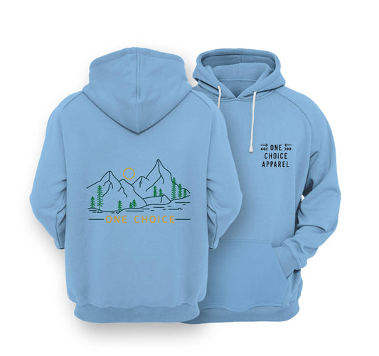 Sustainable Hoodie - Dusk Scene - One Choice Apparel