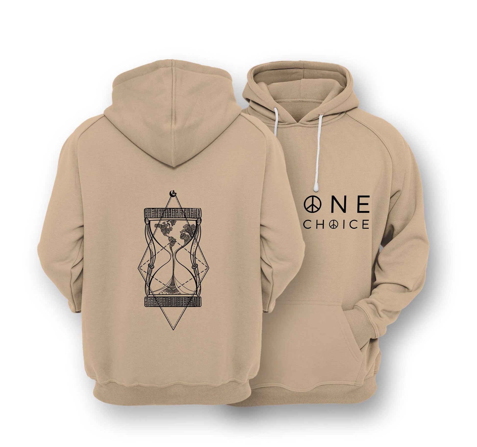 Sustainable Hoodie - Hourglass - One Choice Apparel