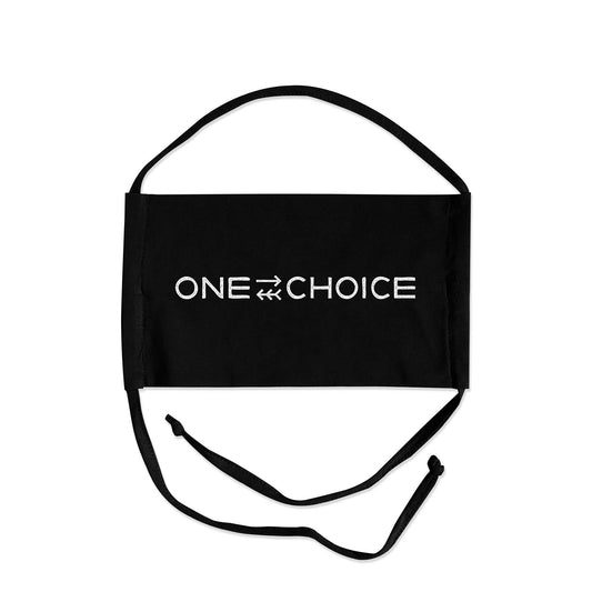 Tribe Bar Black Face Mask - Organic Cotton - One Choice Apparel