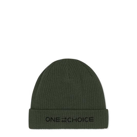 Tribe Bar Organic Cotton Khaki Beanie - One Choice Apparel