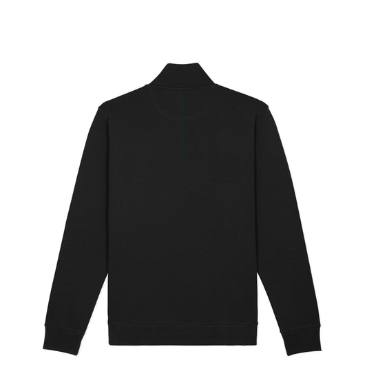 Tribe Core Black Quarter Zip - Organic Cotton Sweatshirt - One Choice Apparel