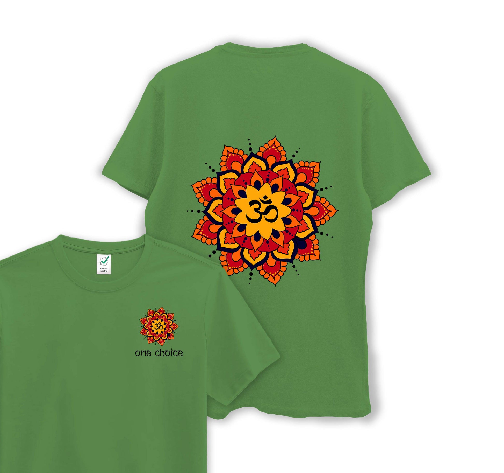Yoga Mandala - Yoga Collection - Organic Cotton Tee - One Choice Apparel