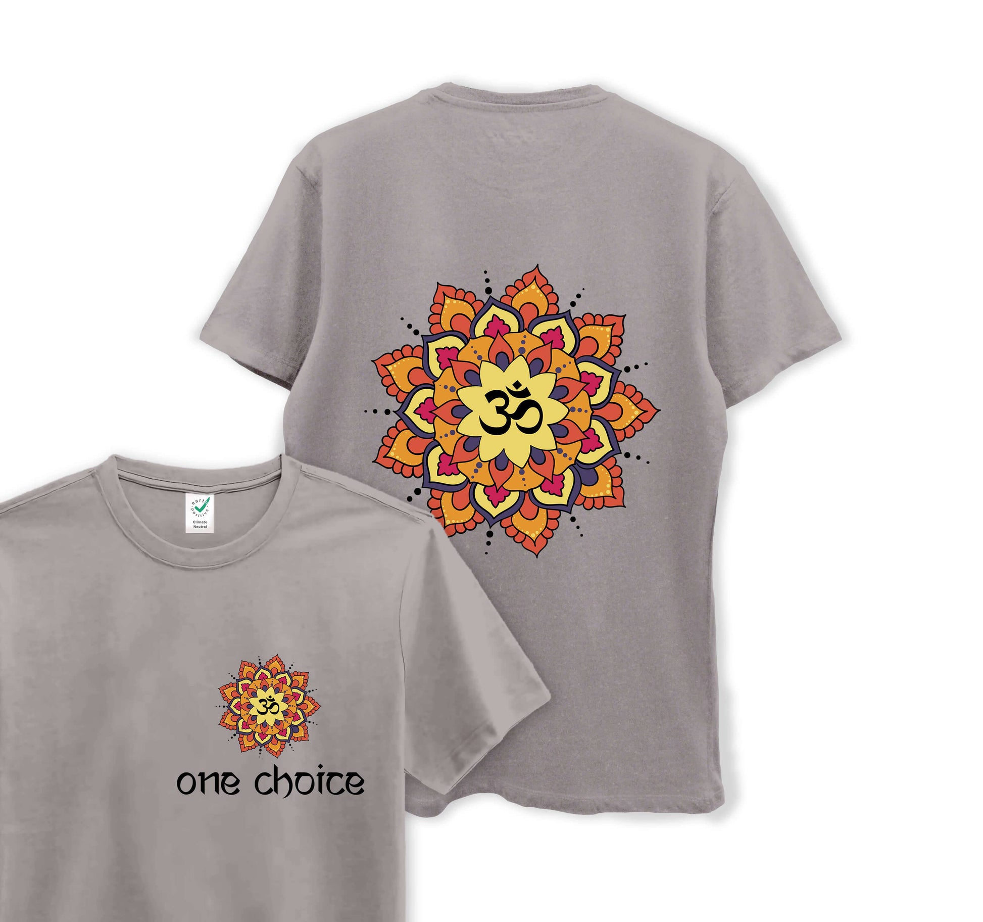 Yoga Mandala - Yoga Collection - Organic Cotton Tee - One Choice Apparel