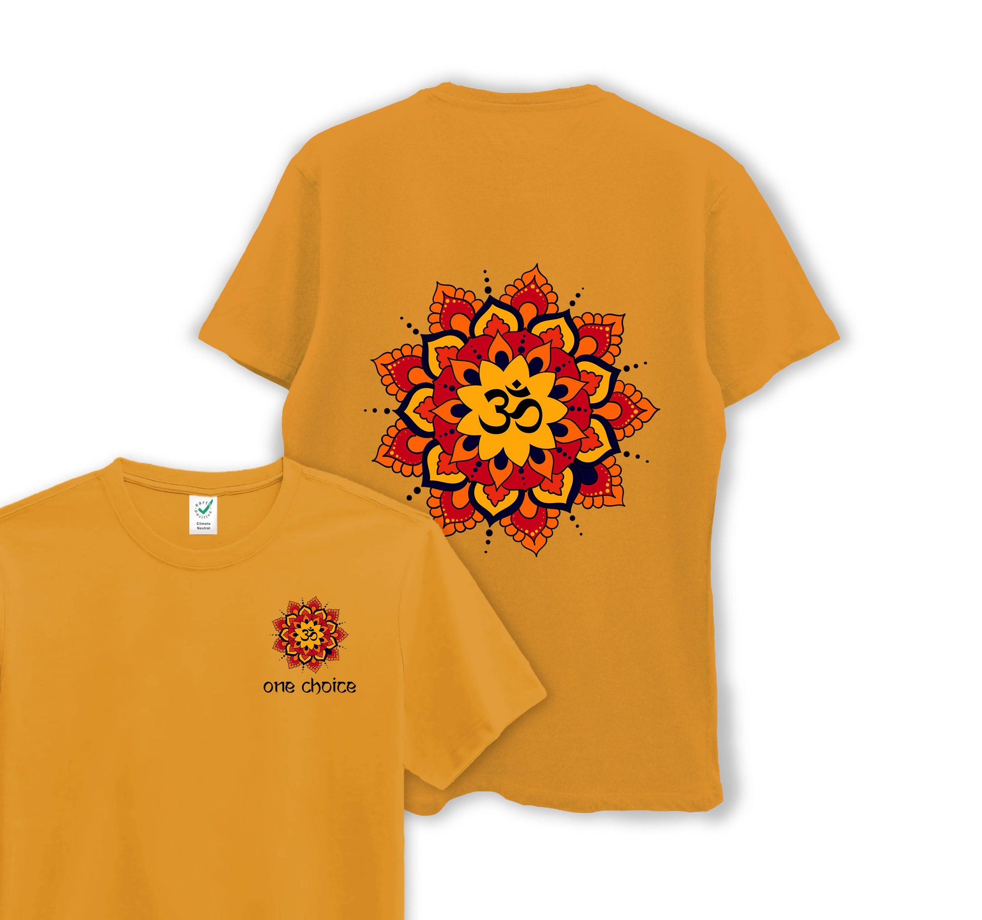 Yoga Mandala - Yoga Collection - Organic Cotton Tee - One Choice Apparel