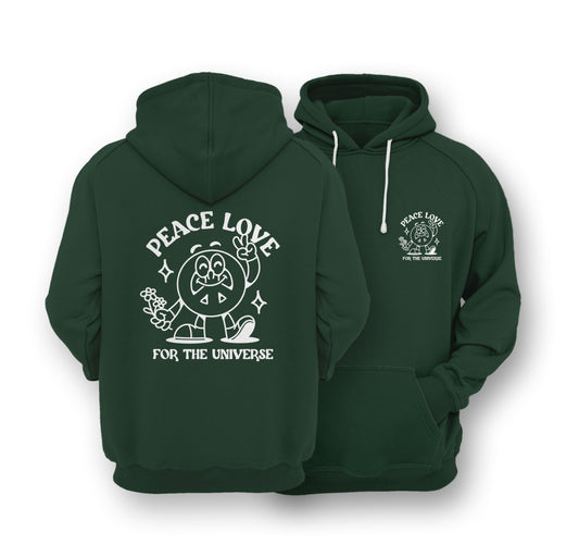 Sustainable Hoodie - Peace & Love For The Universe